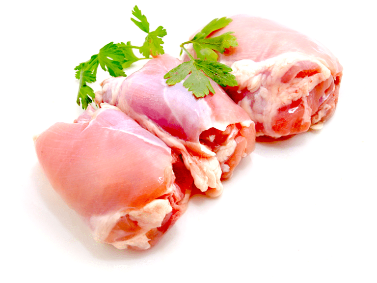 Kippendijen 500 gr. uit de oven met citroen, knoflook en tijm