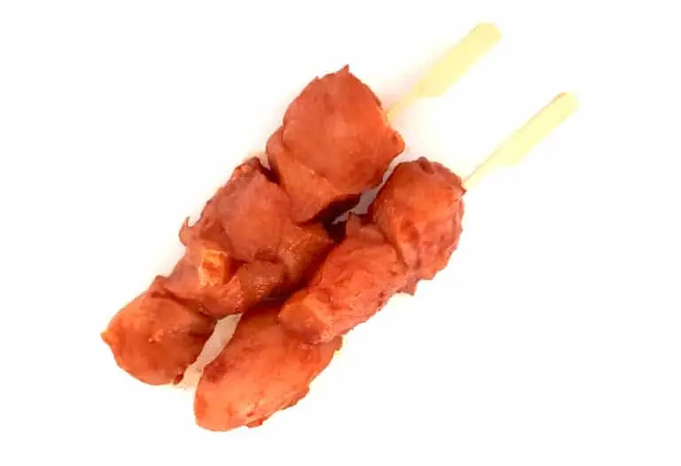 Kipsaté spies 2 x 100 g. vers uit de oven met paprika en rode ui