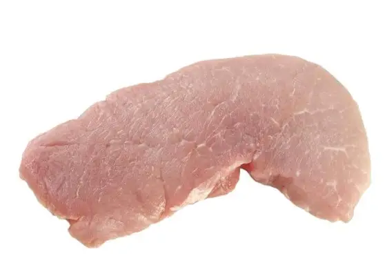 Schnitzel van de filet ongepaneerd reverse sear met rozemarijnboter