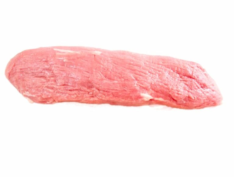 Kalfsmuis rosé indirect van de barbecue met kruidenboter