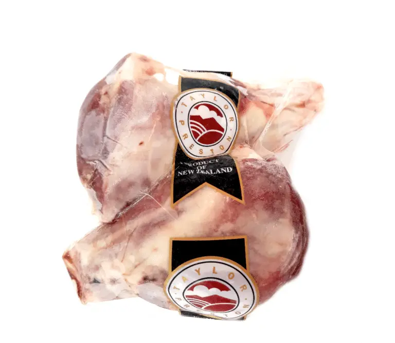 Lamsschenkel Nieuw Zeeland low & slow van de barbecue