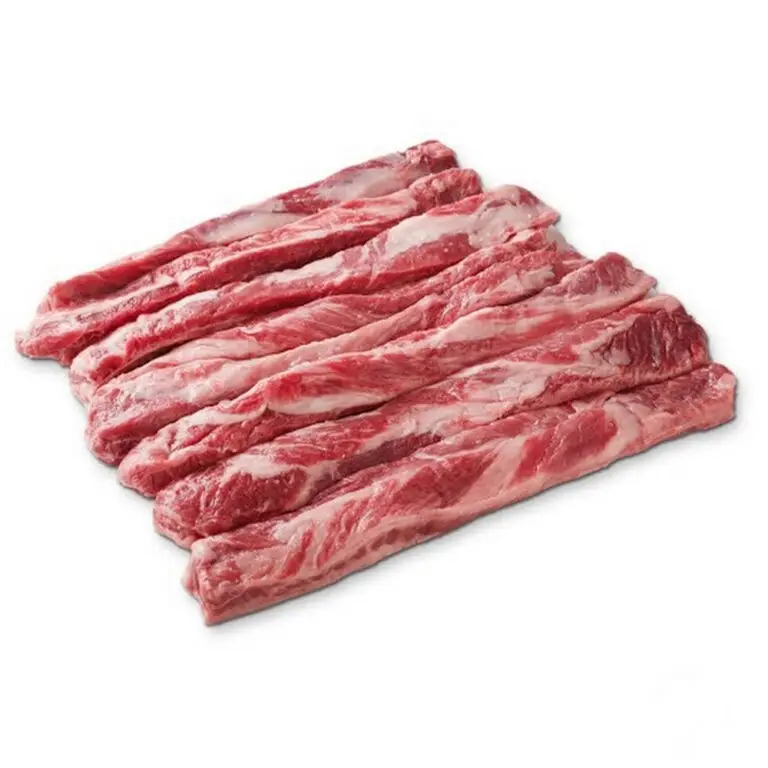 Iberico ribfingers 1050+ g. low & slow met late BBQ-lak