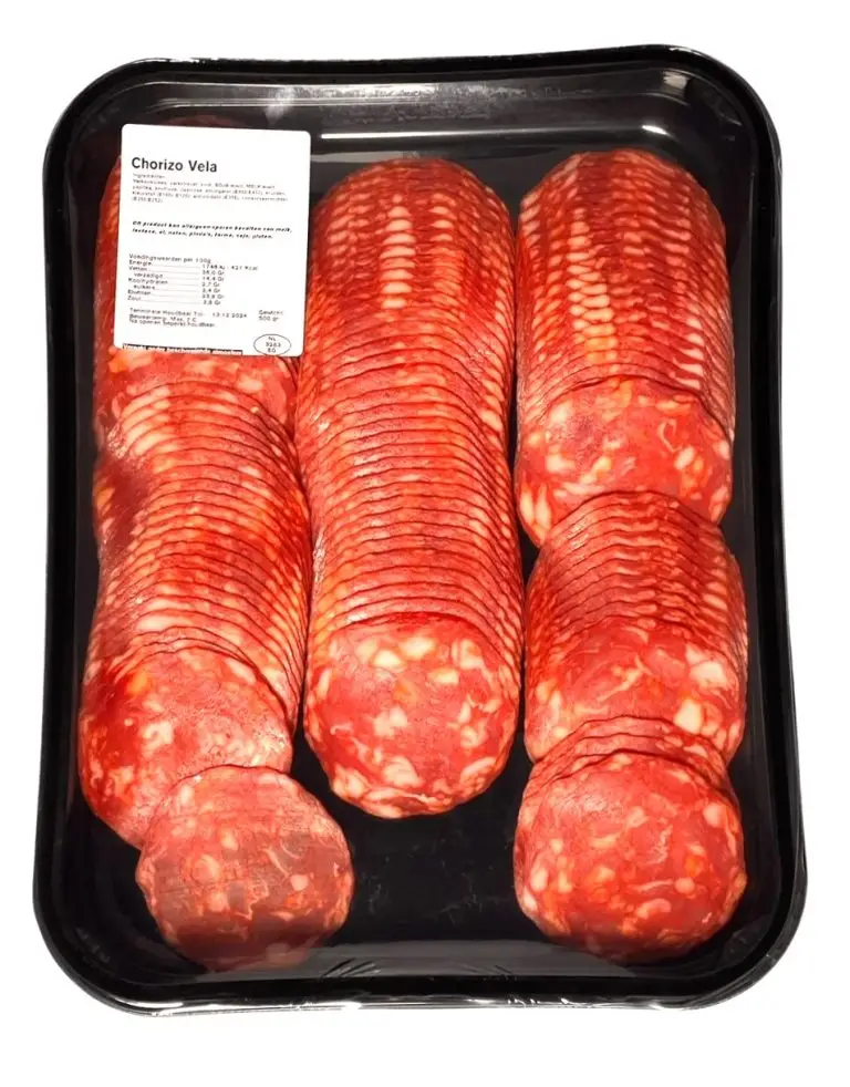 Chorizo Vela gesneden