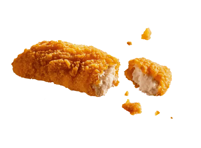 Hot 'n Crunchy Chicken Goujons uit de oven met frisse koolsalade